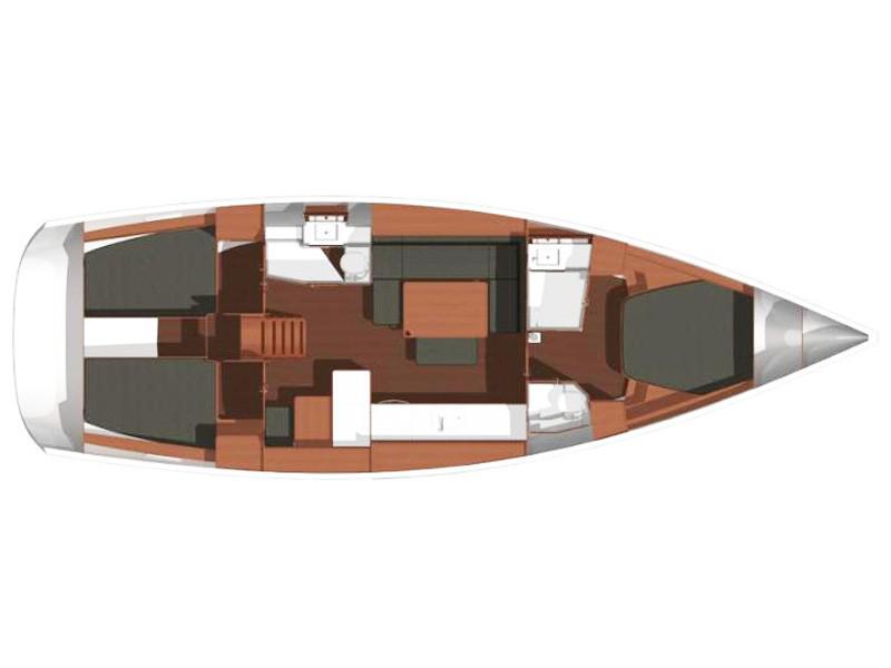 Book yachts online - sailboat - Dufour 450 Owner version - My Life - rent