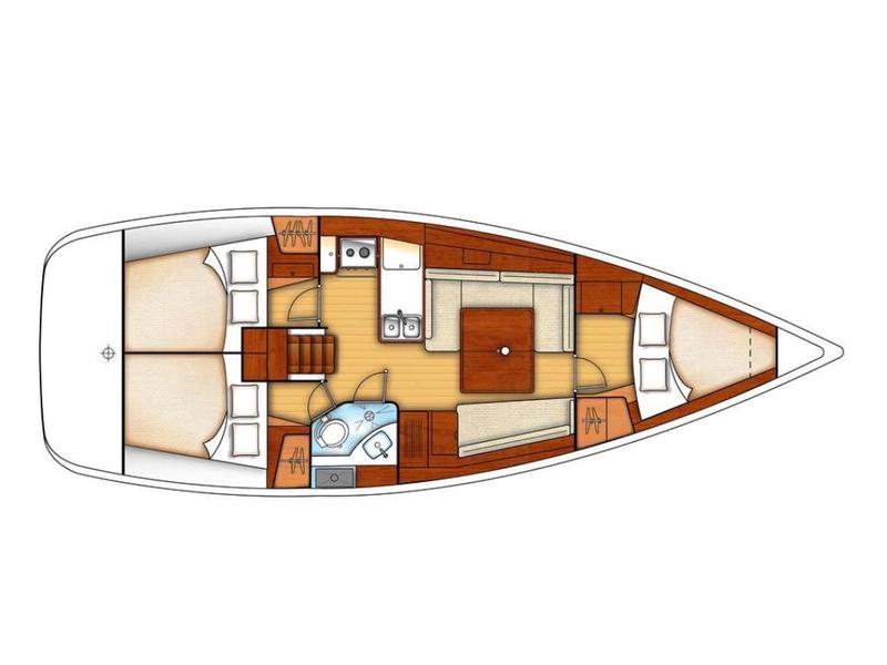 Book yachts online - sailboat - Oceanis 37 - Tamelos - rent