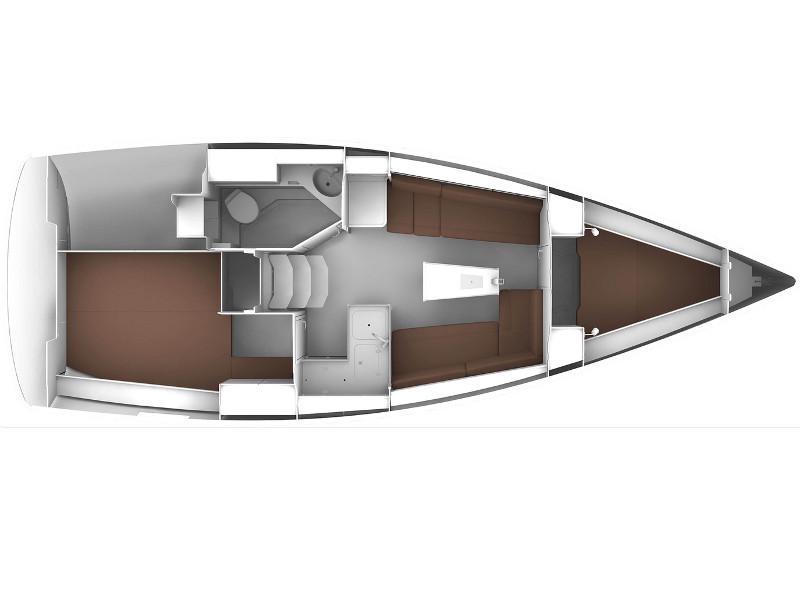 Book yachts online - sailboat - Bavaria Cruiser 34  Style - Aston - rent