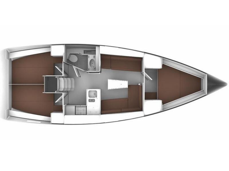 Book yachts online - sailboat - Bavaria Cruiser 37 - Matija - rent
