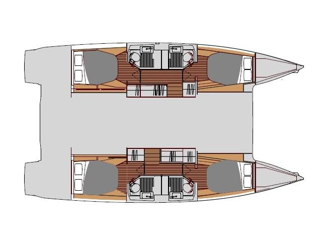 Book yachts online - catamaran - Astréa 42 - Lalena (WM - A/C - Generator) - rent
