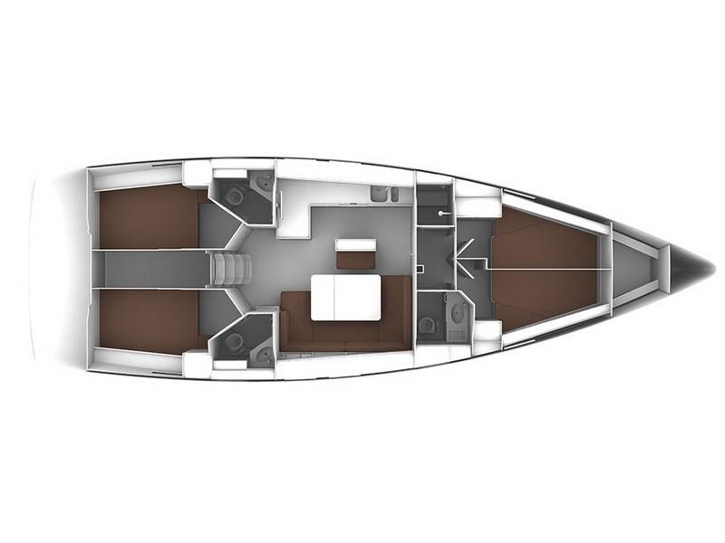 Book yachts online - sailboat - Bavaria Cruiser 46 - Sherdana - rent