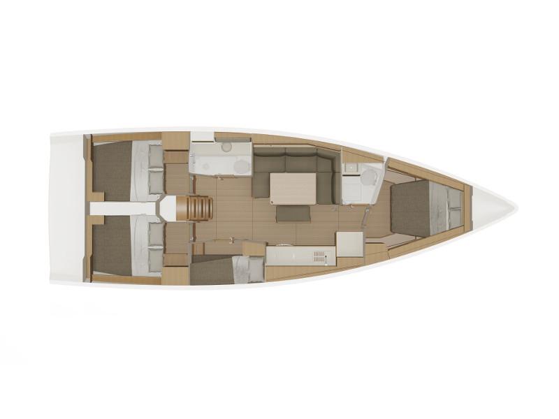 Book yachts online - sailboat - Dufour 430 Grand Large - Echo ΙΙ - rent