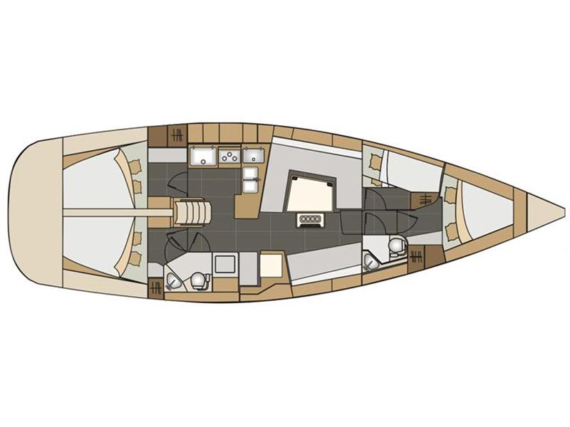 Book yachts online - sailboat - Elan 45 Impression. - Alkistis - rent
