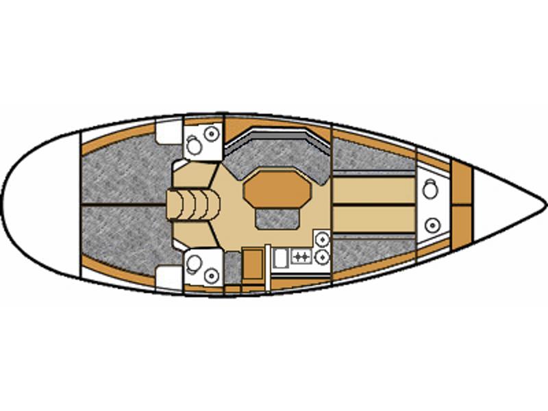 Book yachts online - sailboat - Elan 431 - MERAG - rent