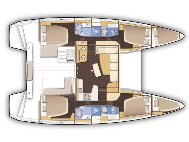 Book yachts online - catamaran - Lagoon 42 - Catalina | A/C generator watermaker - rent