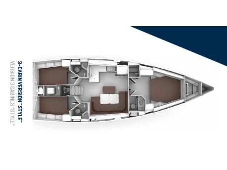 Book yachts online - sailboat - Bavaria Cruiser 46 Style - Pinot Gris - rent