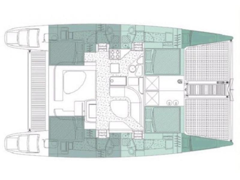 Book yachts online - catamaran - Voyage 440 - Alboran Mahanga (Radazul) - rent