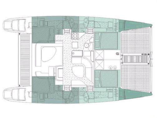Book yachts online - catamaran - Voyage 440 - Alboran Ron Punch Cuba - rent