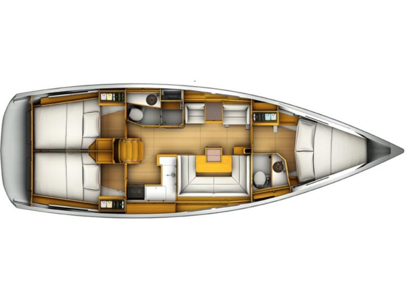 Book yachts online - sailboat - JEANNEAU S. O. 419   2017 - VENERA  - rent