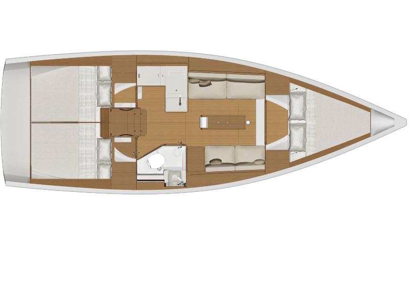 Book yachts online - sailboat - Dufour 360 Grand Large - Kuma - rent