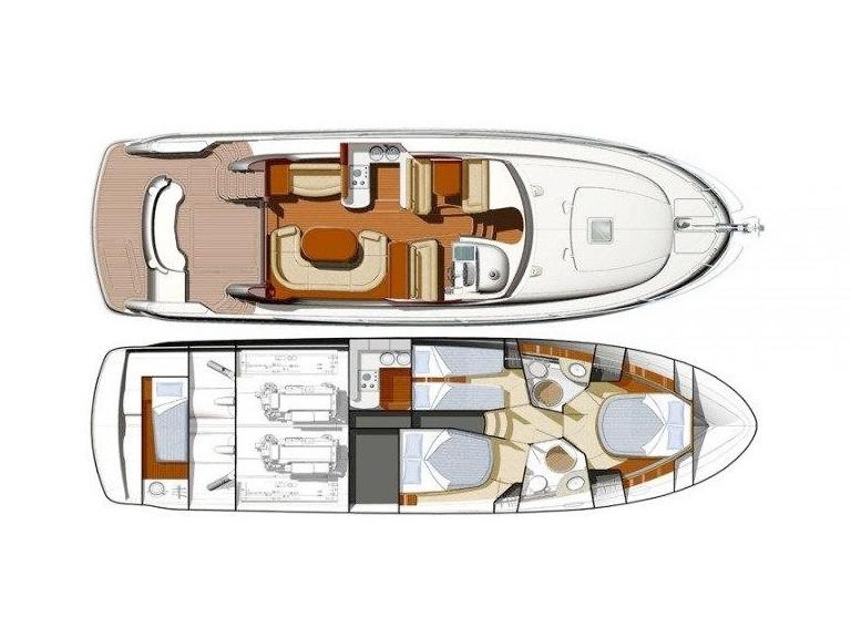 Book yachts online - motorboat - Prestige 46 Fly-a - Cobalt Blu - rent