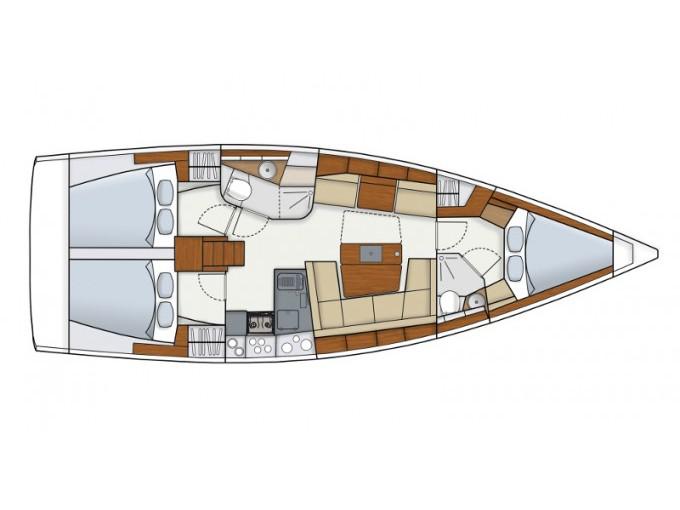 Book yachts online - sailboat - Hanse 415 - Nord Star (!!!from Monday!)) - rent