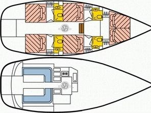 Book yachts online - sailboat - Dufour Atoll 6 - The Big One Two - rent