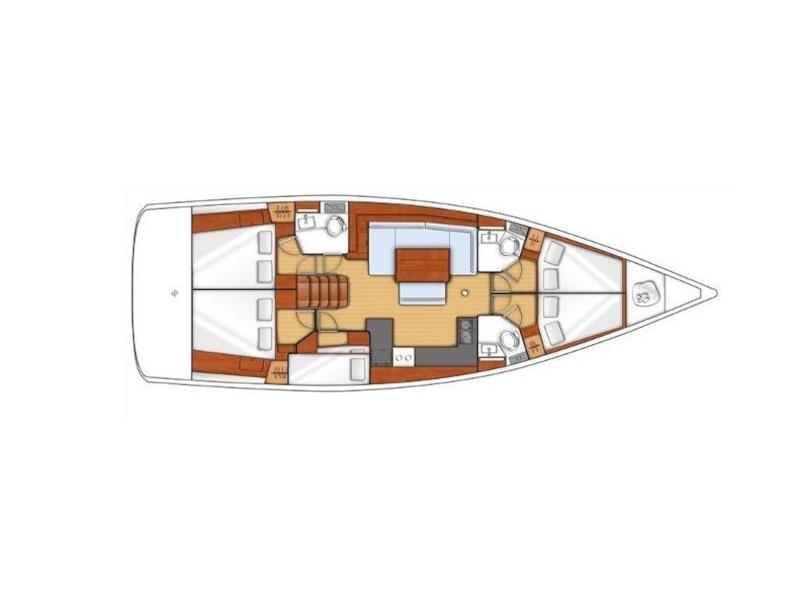 Book yachts online - sailboat - Oceanis 48 - Cheeky Lady - rent