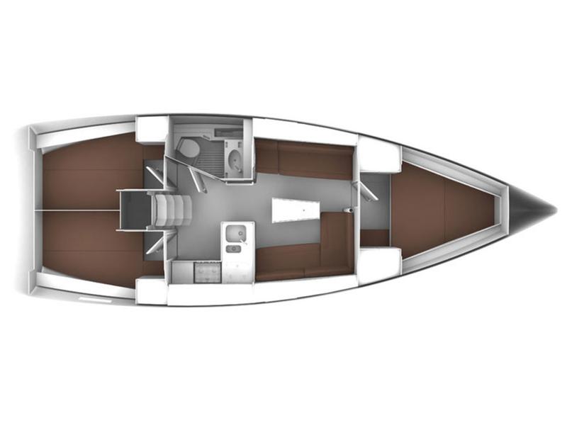 Book yachts online - sailboat - Bavaria 37 Cruiser - Hanni - rent