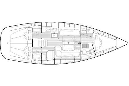 Book yachts online - sailboat - Bavaria 38 Cruiser - White Lady - rent