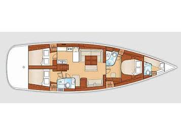 Book yachts online - sailboat - Oceanis 54 - Josu - rent