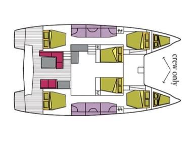 Book yachts online - catamaran - Lagoon 50 - Baten Kaitos II  (A/C, WM, Generator, Tender Lift, Inverter) - rent