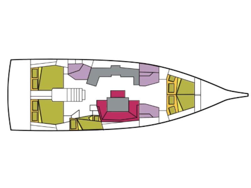 Book yachts online - sailboat - Oceanis 46.1 (5 cab) - Becrux - rent