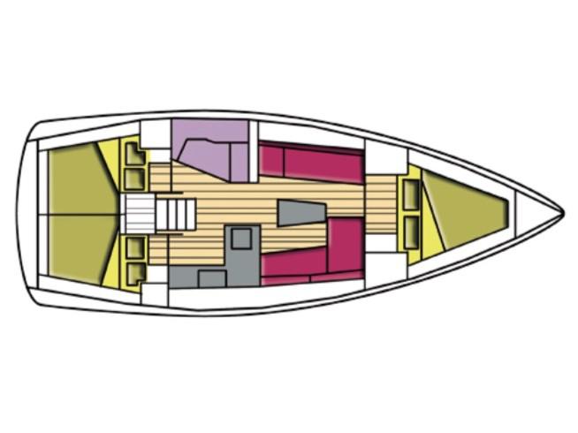 Book yachts online - sailboat - Bavaria Cr 37 - Elnath - rent