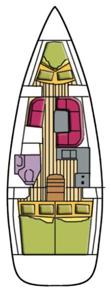 Book yachts online - sailboat - Sun Odyssey 36i - Lyra - rent