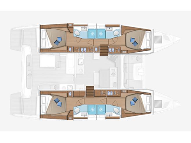 Book yachts online - catamaran - Lagoon 46 - Lucas - rent