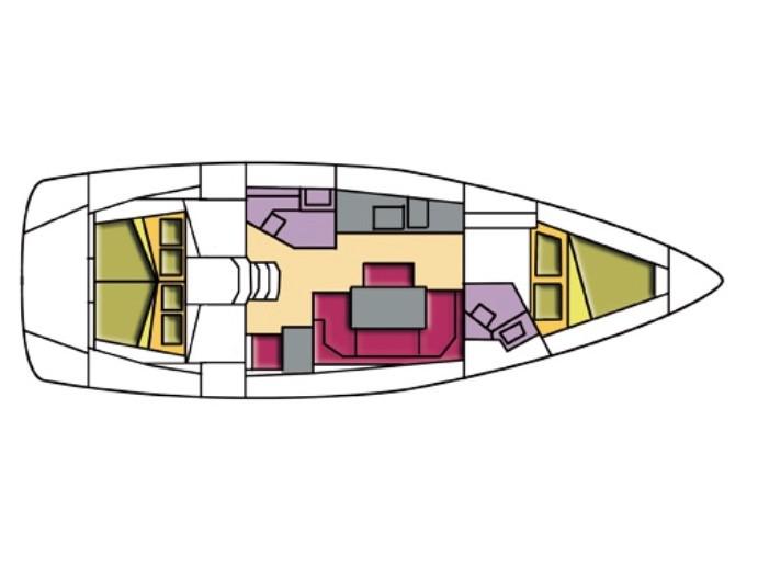 Book yachts online - sailboat - Bavaria Cr 41 - Sheratan - rent