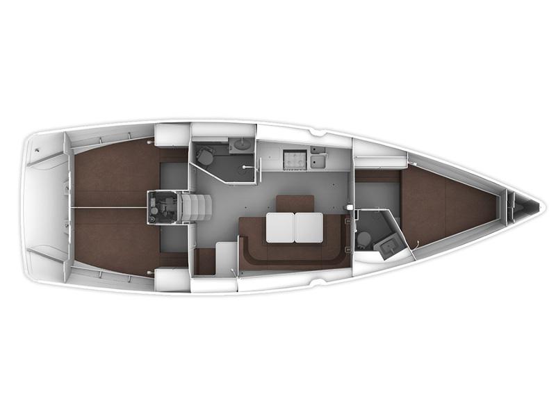 Book yachts online - sailboat - Bavaria Cruiser 41 - Oberon - rent