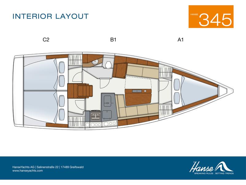 Book yachts online - sailboat - Hanse 345 - Tendance I - rent