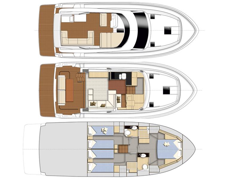 Book yachts online - motorboat - Bavaria Virtess 420 Fly - CALENI - rent