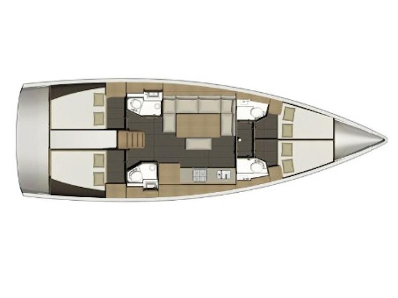 Book yachts online - sailboat - Dufour 460 Grand Large - Gea - rent