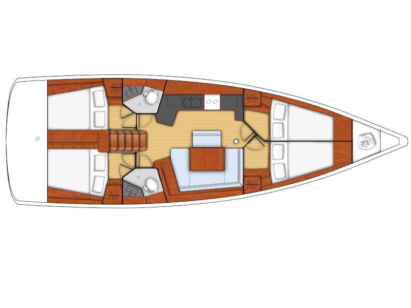 Book yachts online - sailboat - Oceanis 45 - Dark Horse 2 (watermaker) - rent