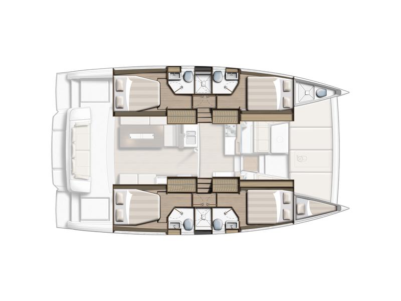 Book yachts online - catamaran - Bali 4.2 - aMare - rent