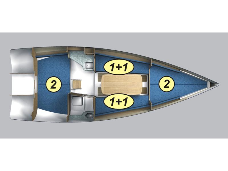 Book yachts online - sailboat - Maxus 28 Prestige + - Karpathos - rent