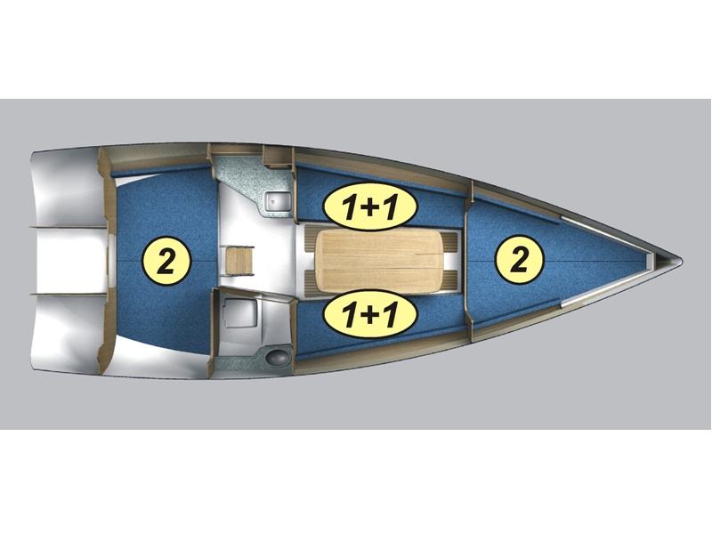 Book yachts online - sailboat - Maxus 28 Standard - AURORA - rent
