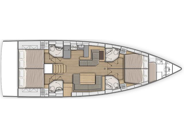 Book yachts online - sailboat - Oceanis 51.1 - Demilia Star - rent