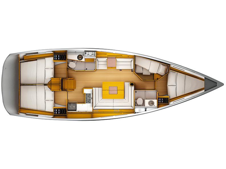 Book yachts online - sailboat - Sun Odyssey 449 - Alpha - rent