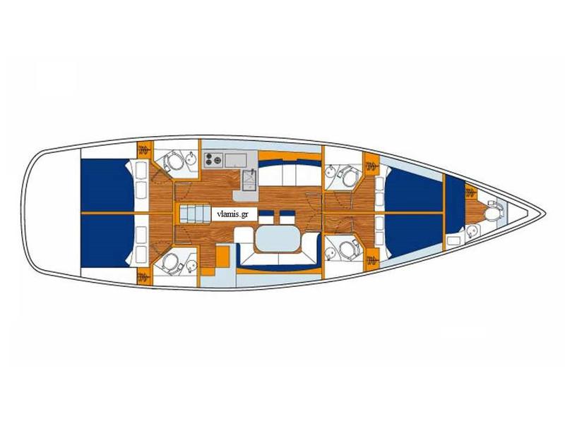 Book yachts online - sailboat - Jeanneau 53 - Romios - rent