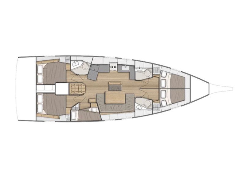 Book yachts online - sailboat - Oceanis 46.1 - Ostria - rent