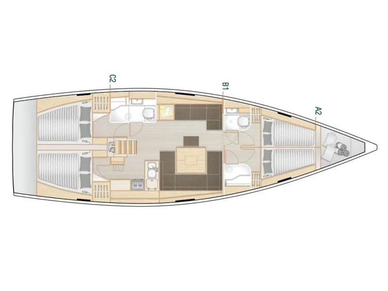 Book yachts online - sailboat - Hanse 458 - Xristina - rent