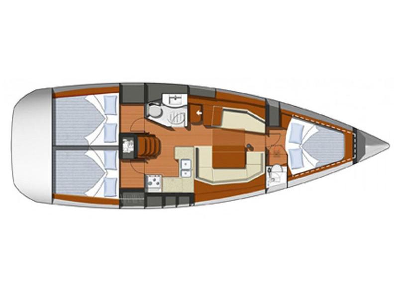 Book yachts online - sailboat - Sun Odyssey 39i - Anguilla - rent