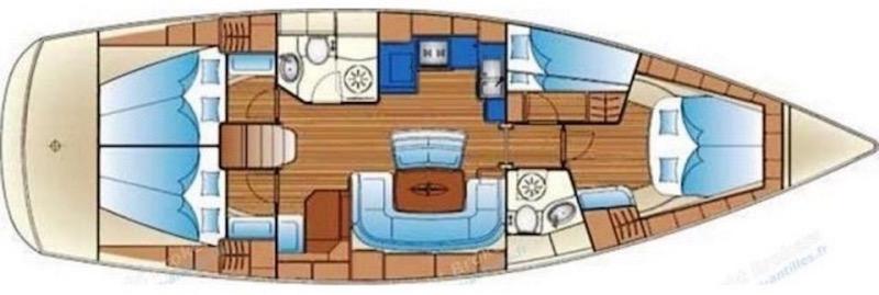 Book yachts online - sailboat - Bavaria 46 Cruiser - SIRIUS I - rent