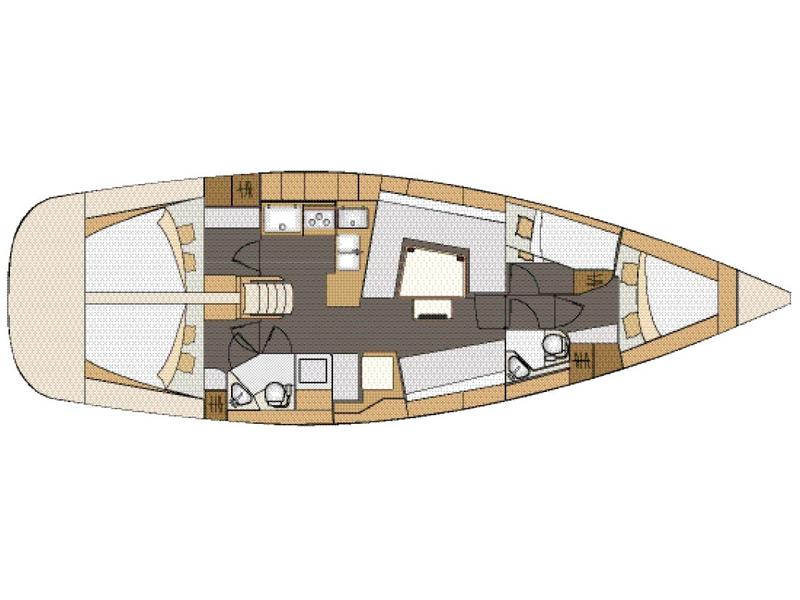 Book yachts online - sailboat - Elan 45 Impression - KAMINARI  - rent
