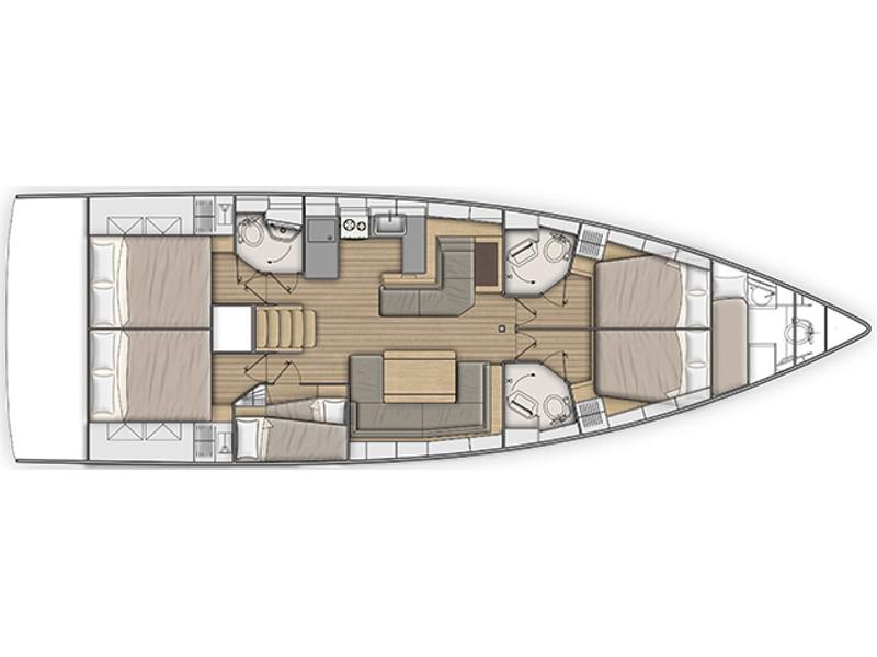 Book yachts online - sailboat - Oceanis 51.1 - Nayia - rent