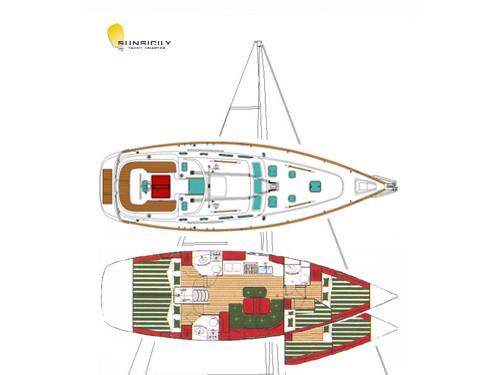 Book yachts online - sailboat - Oceanis 423 Exclusive - Senza Confini - rent