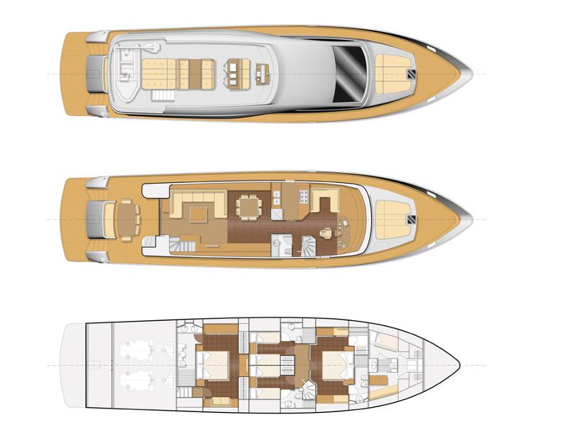 Book yachts online - motorboat - Amer 86 - LADY LONA - rent