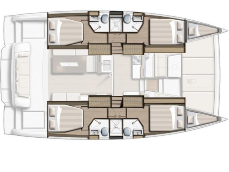Book yachts online - catamaran - Bali 4.2 - Persona Grata - rent