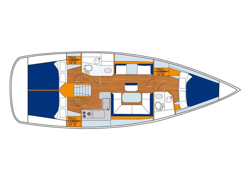 Book yachts online - sailboat - Sunsail 41 - Sunsail 41 (2016) - rent