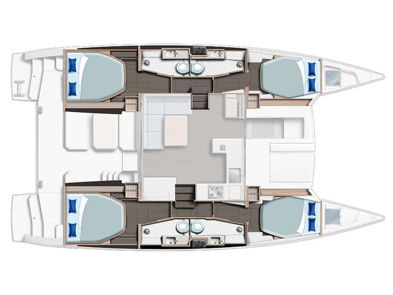 Book yachts online - catamaran - Sunsail 424/4/4 - Sunsail 424/4/4 (2022) - rent